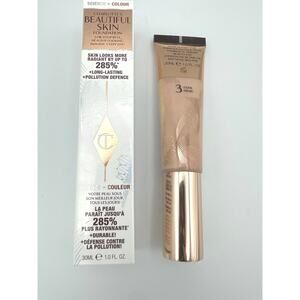 Charlotte Tilbury Beautiful Skin Foundation 3 Cool 1.0 fl oz Brand New